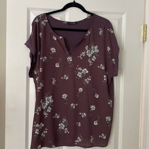 Papermoon purple floral top